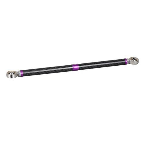 PJMTCUSTOM Carbon Fiber Purple Aluminum Shift Linkage Rod Clutch Shifter Compatible with Harley Davidson FL Softail Touring Models - Image 3