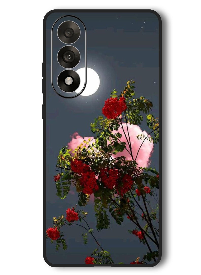 Theodor Case Compatible with OnePlus Nord 5 6.83 Inch Protection Shockproof Bumper Cover Moon Shining - Image 1