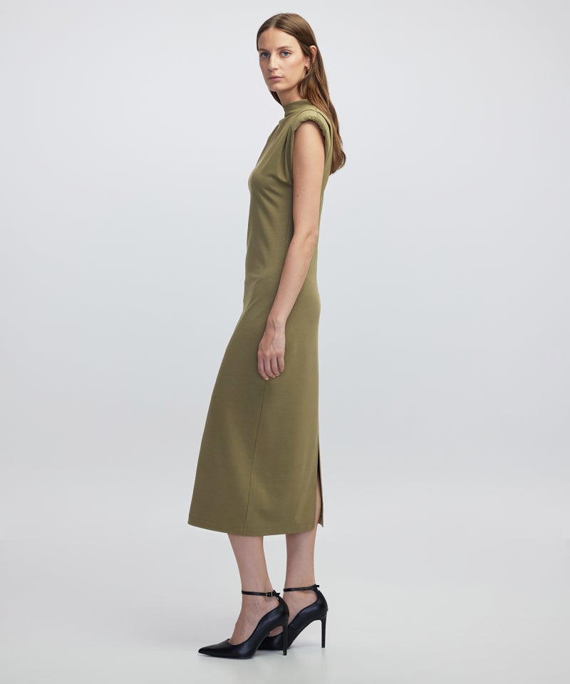 Ipekyol Slim Fit Dress with Shoulder Pads - Image 2