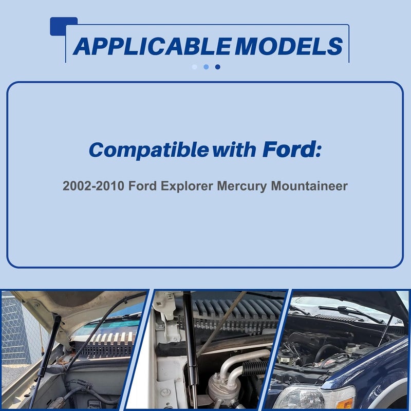 OTUAYAUTO Front Hood Struts for Ford Explorer - Image 2