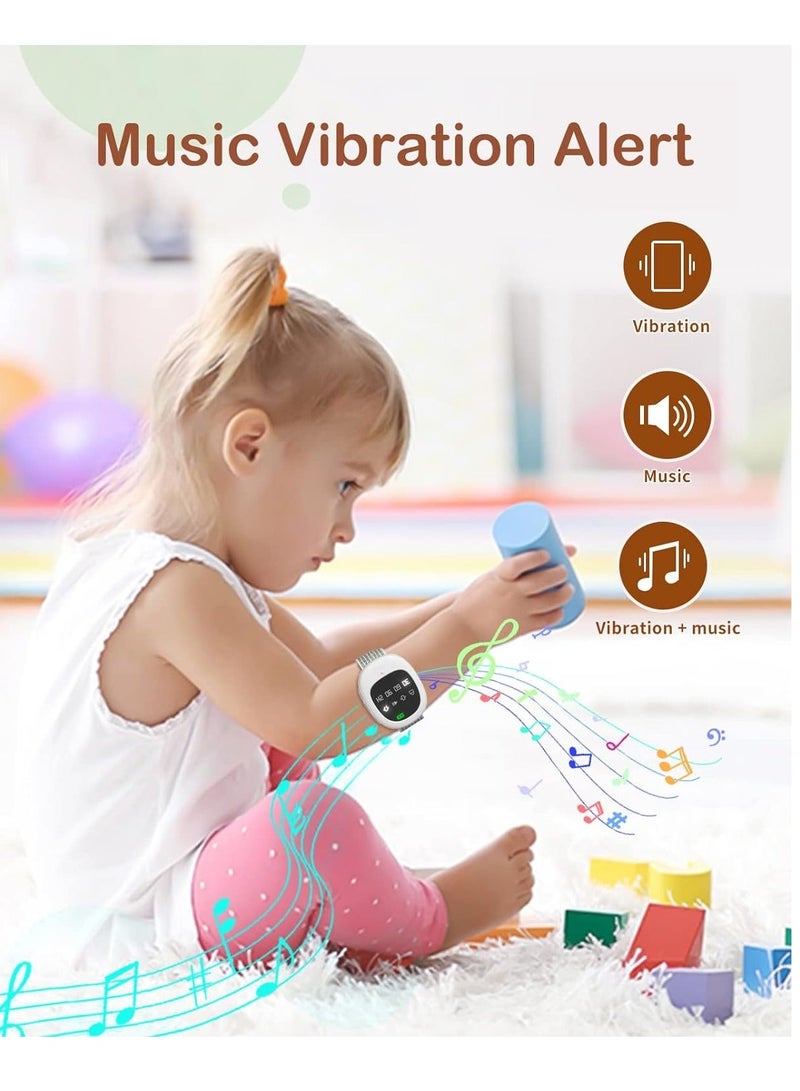 Wireless Bedwetting Alarm Rechargeable Potty Trainer Bedwetting Alert Watch for Children and Elderly with Music and Light Vibration - Image 4