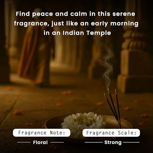 Nyassa Early Morning at an Indian Temple Air Perfume 180ml – Water-Based Mogra Room Spray, Long-Lasting Odour Eliminator for Home, Car, Hotel, Toilet & Office, Floral Fragrance, Alcohol & Paraben-Free - Image 3