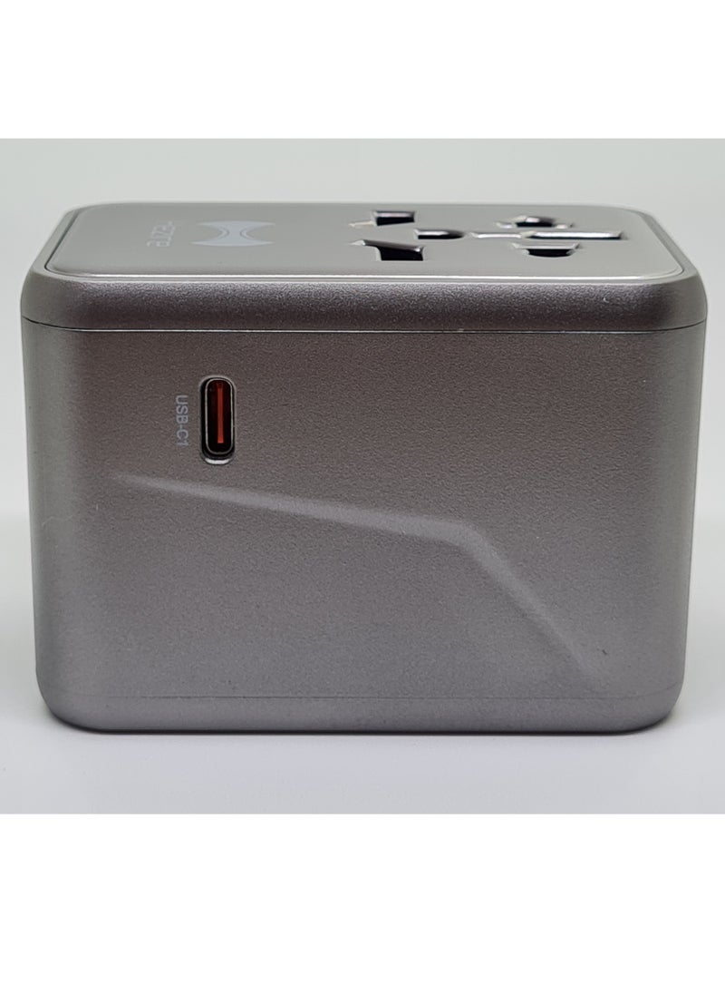 Hezire Hadapt world PD65W Travel Adapter Gunmetal  - Image 3