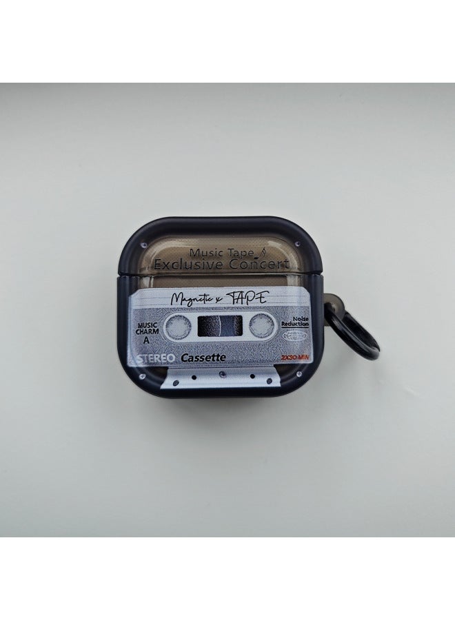 Suitable For AirPods 4 Earphone Set Cartoon Photo Frame Soft Shell Apple 1/2/3 Generation Pro2 Bluetooth Square Protective Cover 
