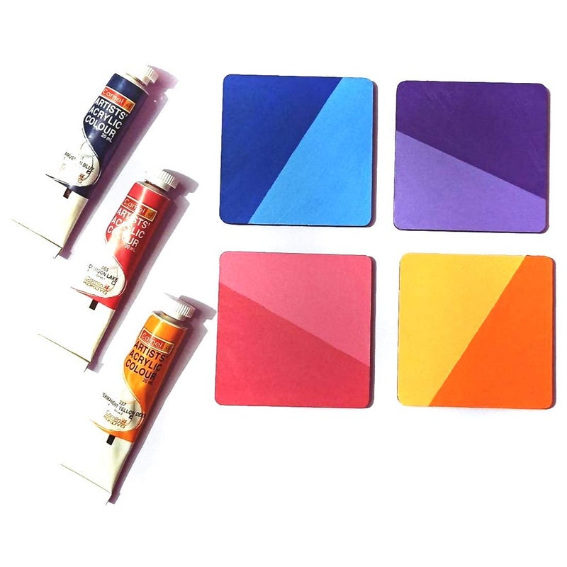 PD Craftozone Square MDF Pine Wood MDF Boards for Art and Craft 21mm Unfinished Square Wood Slice for Resin Art Mandala ArtPyrography Painting Plain Pine MDF Coasters 15cm x 15cm x 21mm 15 - Image 5