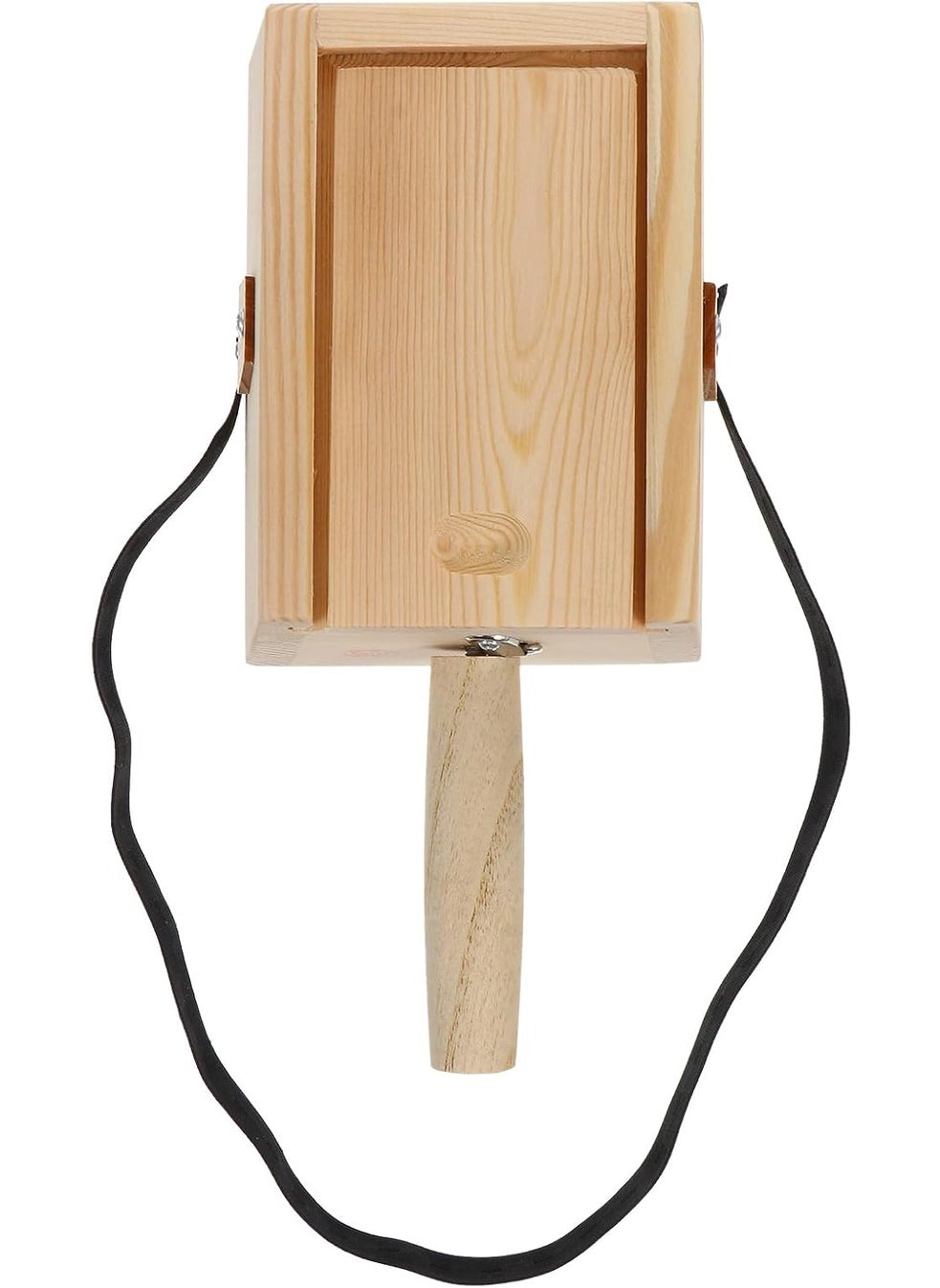 Healifty Healifty Wood Moxa Box Portable Box Holder One Hole Healing Box Tool for Body Massager 17cm* 13cm* 9. 5cm 