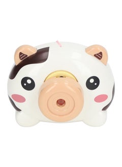 نيبمينينت Kids Pretend Camera Toy Educational Sound Light Simulation Projection with Viewfinder Image for Boys Girls Cow  - Image 2