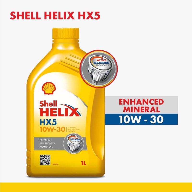 Shell Helix HX5 10W-30 -Carton (1Liter x 12 pcs) - Image 2