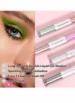 Glitter Liquid Eyeliner Eye Shadow Makeup Kit Long Lasting Waterproof Sparkling Eyeshadow Liquid Metallic Eye Glitter Makeup - pzsku/Z032671610C3A254A5426Z/45/_/1663930421/665b7dda-3d18-4058-821f-efbc441e8107