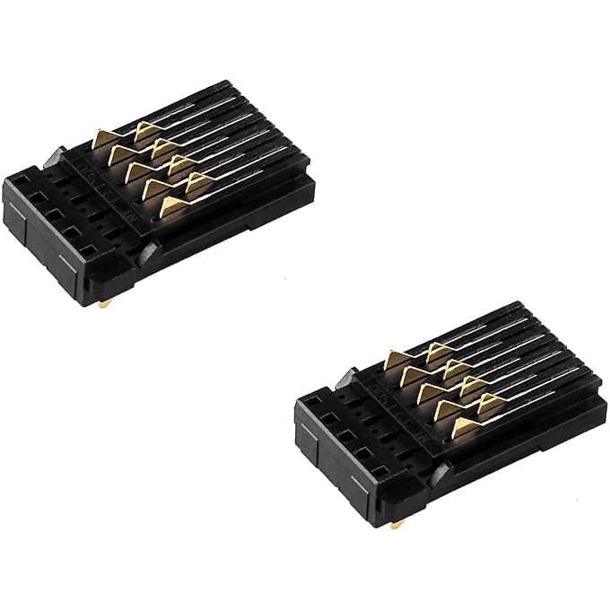 TBTeek Ink Cartridge Chip Connector Holder 2Pcs CSIC Assy for EC-C7000 EC-4040 EC-4020 EC-4030 WF-7820 WF-7840 WF-4730 WF-4720 WF-4740 WF-4734 WF-7820 WF-7840 XP-4100 XP-4105