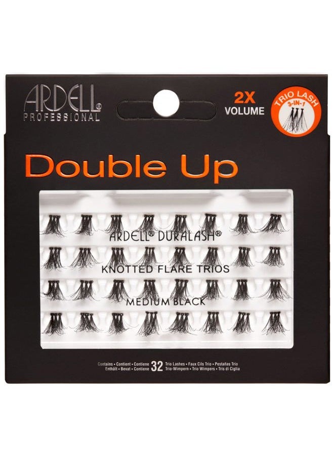 ARDELL - Double Up - Knotted Flare Trios - Medium Black - Image 1