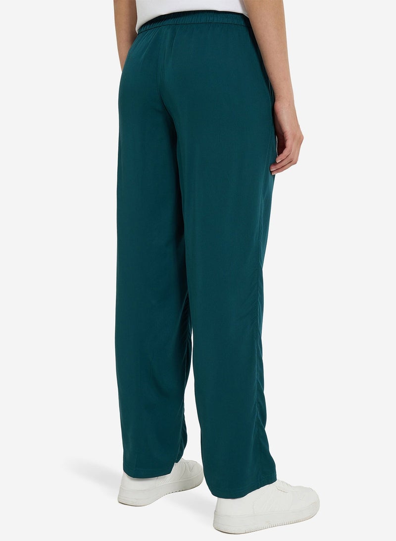 Termit Women's Pants Dark Green , 100% Viscose, Adjustable Drawstring Waist, Comfortable Fit for Beach & Surfing - Image 5