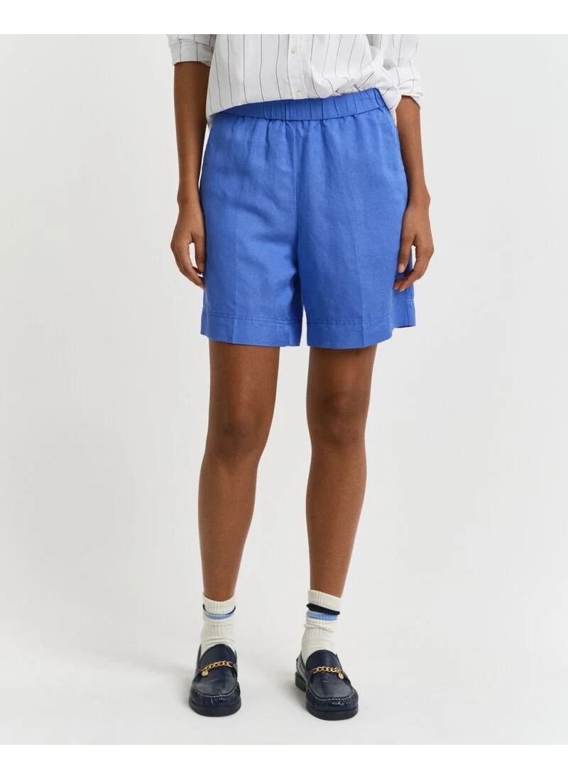 غانت Gant Relaxed Linen Blend Pull On Shorts