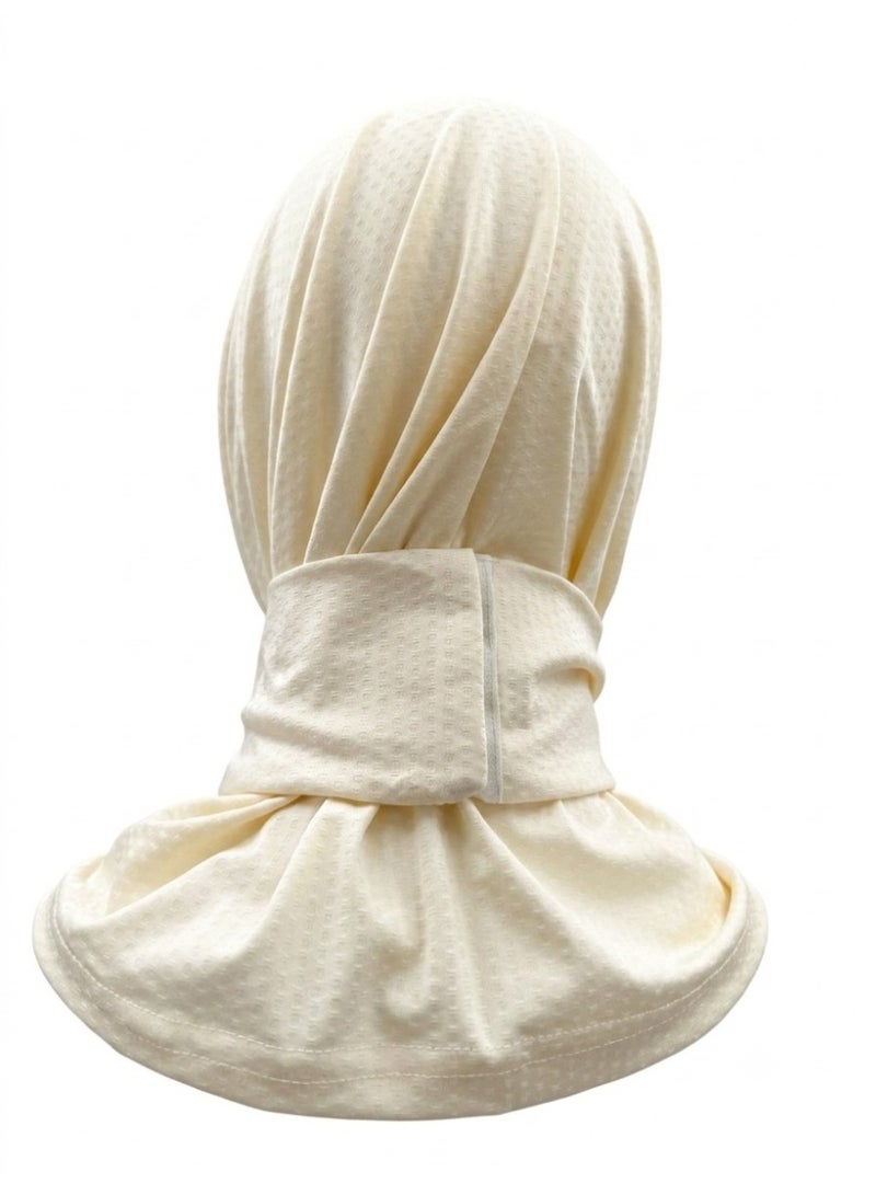 Le Voile Kuwaiti Clips Cap yellowish off white 003 - Image 2