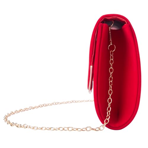 CurvChic Clutch Purses for Women Evening Bag Faux Suede Formal Party Wedding Cocktail Prom - Image 4