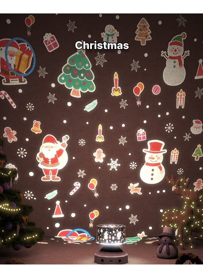 Star Projector Lamp with Bluetooth Music – 3-Color Lighting, Rotating Starry Sky Light with 23 Themes, Night Light for Kids, Birthday & Christmas Gift - Image 2