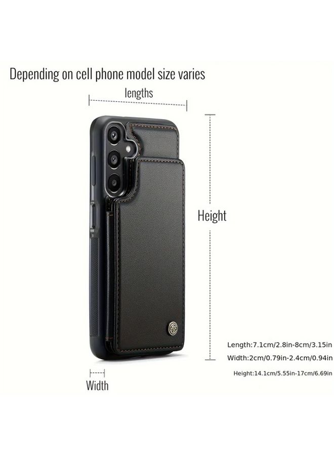 Green Wallet Card Holder Case For IPhone 14 Pro Max Compatible With Previous Models RFID Protection Drop Safety Kickstand - Image 2
