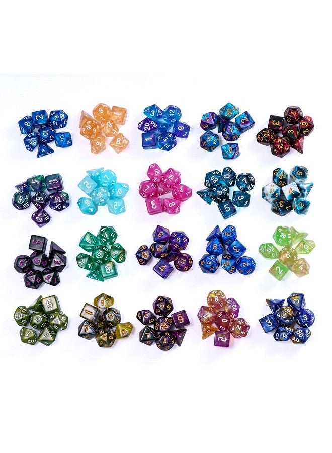 HDdais Mystery Dice Set 7Pcs Polyhedral Dice Set D&D Random Pattern Dnd Dice Blind Bag Acrylic Dice For Role Playing Game Dungeons And Dragons Gifts - Image 4