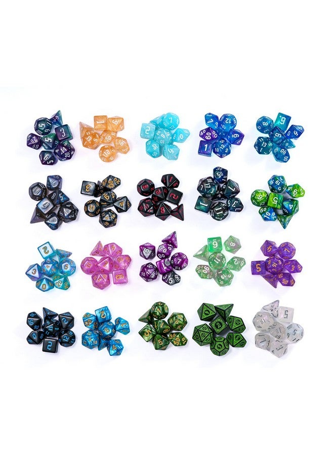 HDdais Mystery Dice Set 7Pcs Polyhedral Dice Set D&D Random Pattern Dnd Dice Blind Bag Acrylic Dice For Role Playing Game Dungeons And Dragons Gifts - Image 3