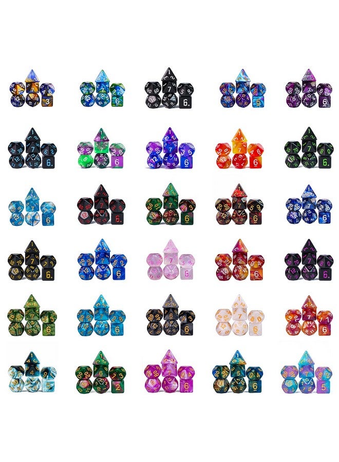HDdais Mystery Dice Set 7Pcs Polyhedral Dice Set D&D Random Pattern Dnd Dice Blind Bag Acrylic Dice For Role Playing Game Dungeons And Dragons Gifts - Image 5