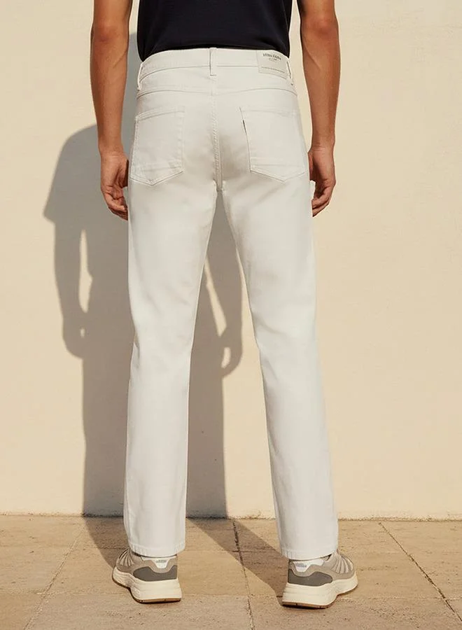 Splash FAV WHITE Men Slim Fit Mid Rise Jeans for Men | Best Price UAE