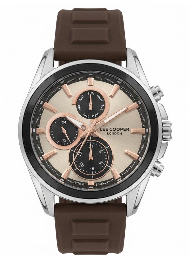 Lee Cooper Men Silicone Analog Watch LC08387.362 - 44 mm - Image 1