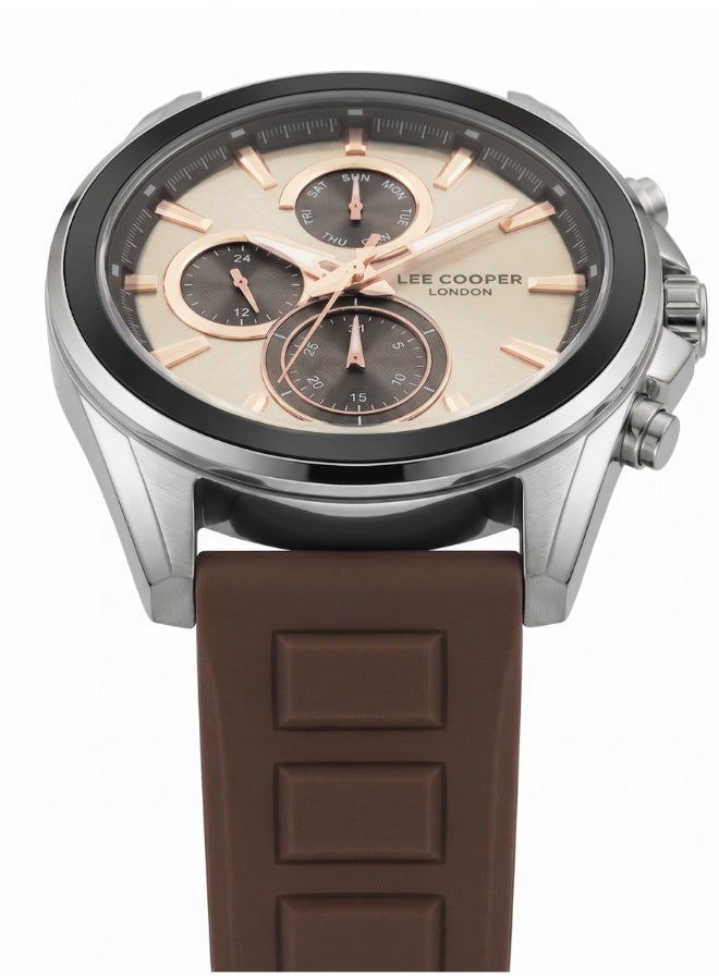 Lee Cooper Men Silicone Analog Watch LC08387.362 - 44 mm - Image 3