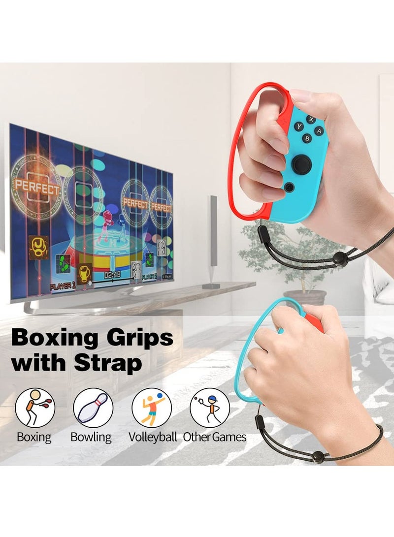 SOLARAE 14-in-1 Sports Accessories Bundle for Nintendo Switch - Includes Tennis Rackets, Swords, Golf Clubs, Boxing Grips, and Leg/Wrist Straps for Enhanced Gaming Experience. - Image 3