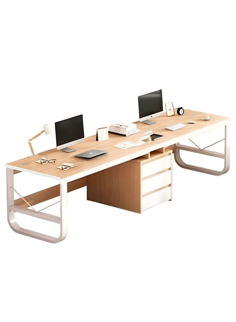 DubaiGallery 2 Person Students' study desk home middle school students' special study desk junior high school students' desk adult desk boss desk - Image 4