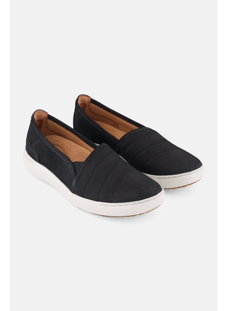 clarks Women Standard Nalle Violet Slip On Casual Shoes, Black  - Image 1