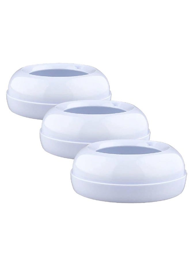 ROMIRUS Bottle Screw Rings Replacement for Avent Natural Baby Feeding Bottle, 3 Count - Image 1