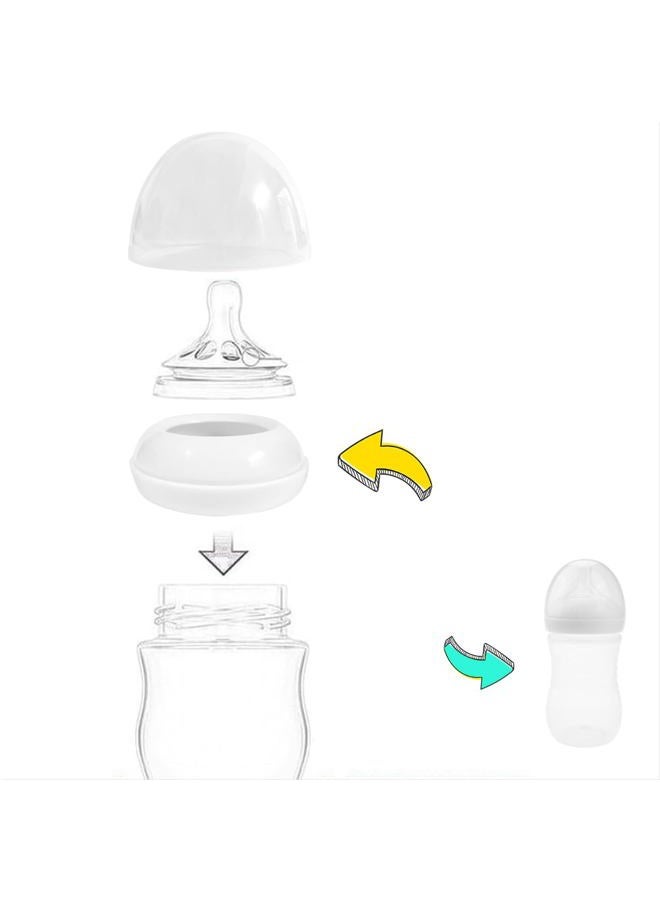 ROMIRUS Bottle Screw Rings Replacement for Avent Natural Baby Feeding Bottle, 3 Count - Image 2