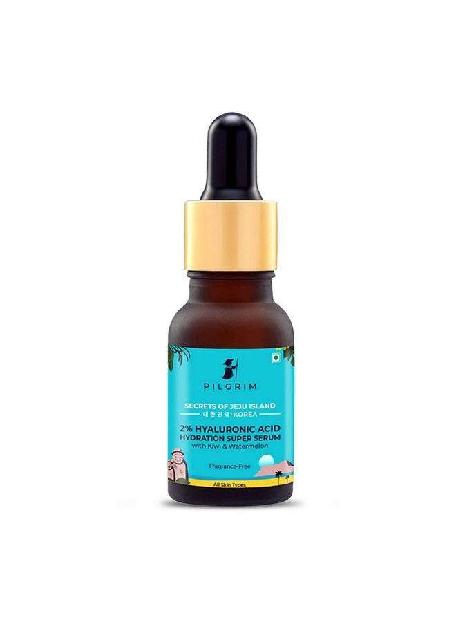 PILGRIM 2% Hyaluronic Acid Hydration Super Serum (Mini 5 Ml) With Kiwi & Watermelon Extracts ; Face Serum For Hydrated Skin ; For All Skin Types ; Korean Skin Care ; For Women & Men - Image 1