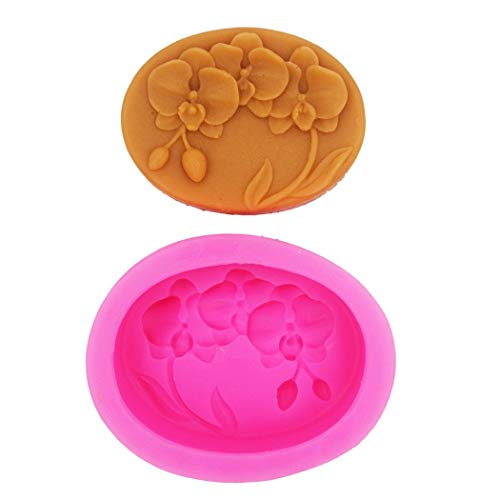 Longzang Butterfly Orchid Silicone Mold for Soap Making Flower Candle Mold for Chocolate Candy Silicone Molds for Soaps Bombs Baking Fondant - Image 3