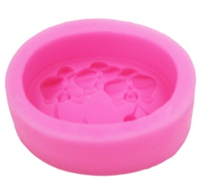 Longzang Butterfly Orchid Silicone Mold for Soap Making Flower Candle Mold for Chocolate Candy Silicone Molds for Soaps Bombs Baking Fondant - Image 2