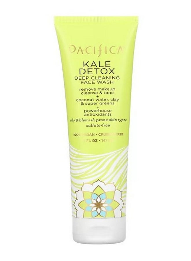 Pacifica Kale Detox Deep Cleansing Face Wash 5 fl oz 147 ml  - Image 1
