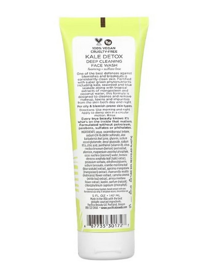 Pacifica Kale Detox Deep Cleansing Face Wash 5 fl oz 147 ml  - Image 2