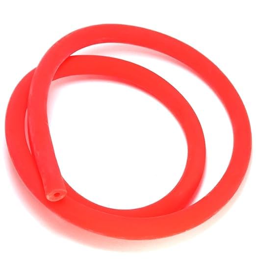 Fitfix® Latex Rubber Tube Elastic Latex Fitness Tube Or Slingshot Catapult Rubber Tubing (Color: Orange, Size: OD 10 mm x ID 4mm/ Approx.3 Feet) (Orange, Heavy 10MM / 4MM) - Image 5