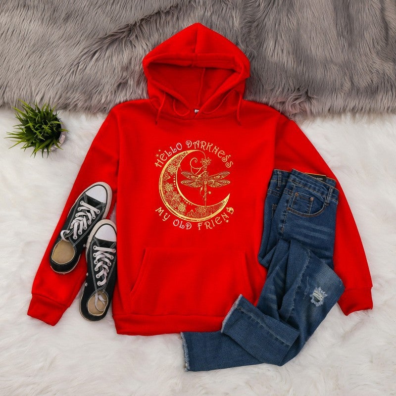 2024 Amazon ebay AliExpress Cross-border Independent Station eBay Animal Letters European and American Printed Hood for Men and Women Yellow  - Image 5