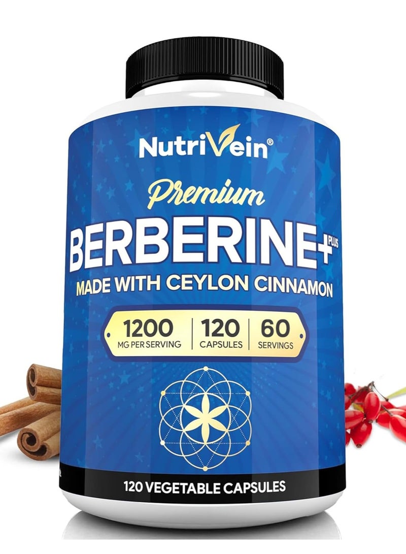 نيوتريفين بربارين هيدروكلوريد ١٢٠٠ ملغ مع قرفة سيلان ١٢٠ كبسولة ٦٠ حصة - Image 1