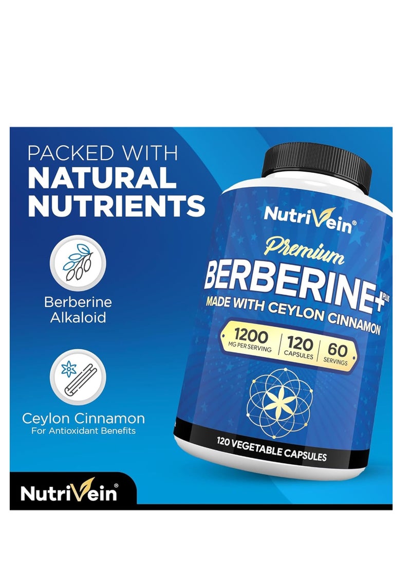 نيوتريفين بربارين هيدروكلوريد ١٢٠٠ ملغ مع قرفة سيلان ١٢٠ كبسولة ٦٠ حصة - Image 3