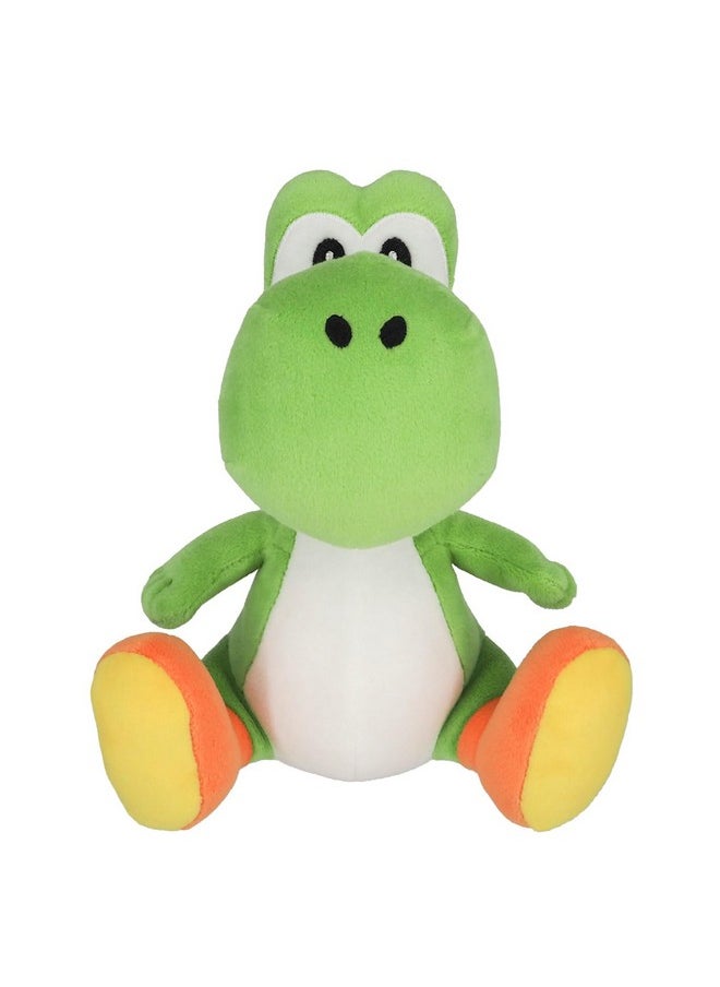 Sanei Super Mario All Star Collection 8" Yoshi Plush, Small , Green  - Image 2