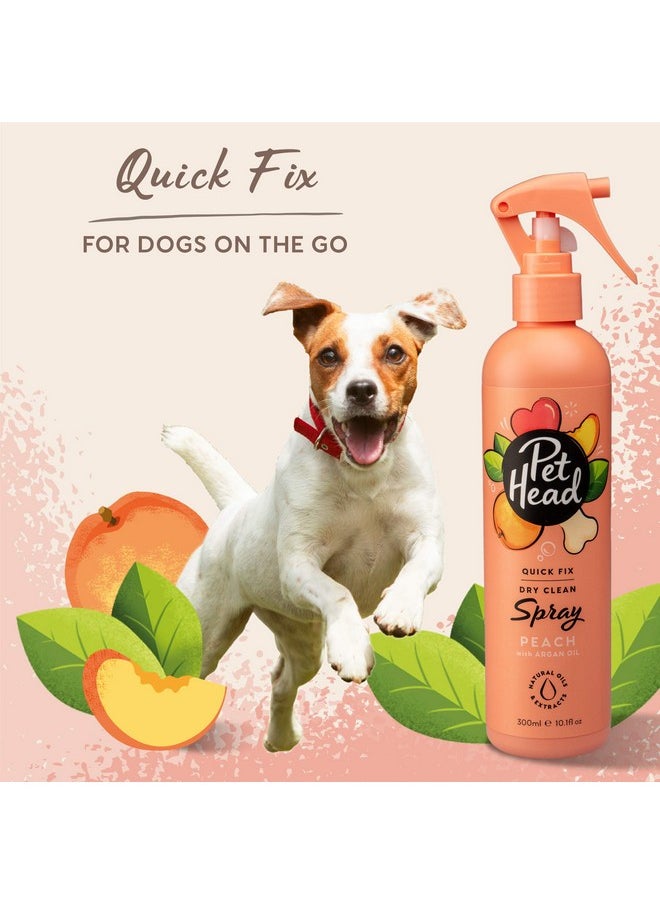 ذا كومباني أوف أنيمالز بخاخ العناية بالكلاب من Pet Head Quick Fix سعة 10.1 أونصة سائلة برائحة الخوخ. يغذي وينعم الشعر. شامبو جاف بمكونات طبيعية. تركيبة لطيفة للجراء. صنع في الولايات المتحدة الأمريكية  - Image 3