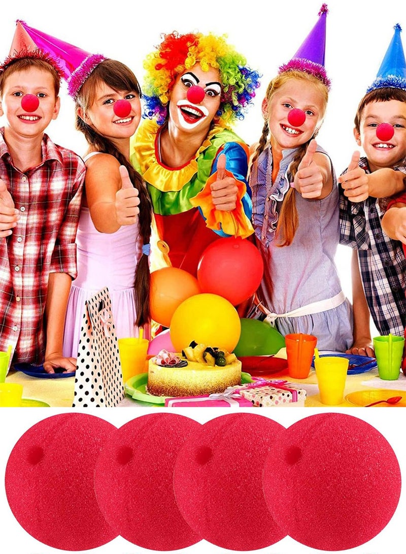 نجم ستايل أنف مهرج سيرك أحمر أنف مهرج زي تنكري لحفلة عيد الميلاد أنوف إسفنجية حمراء أنف أحمر ديكور هالوين - Image 5