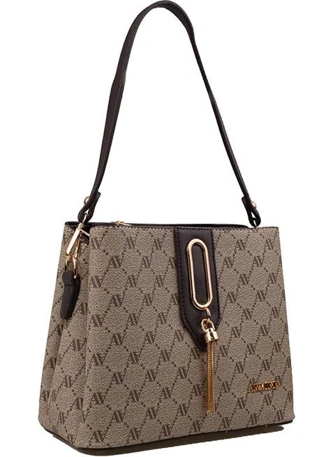 ARMINE Mink Logo Casual Women's Handbag