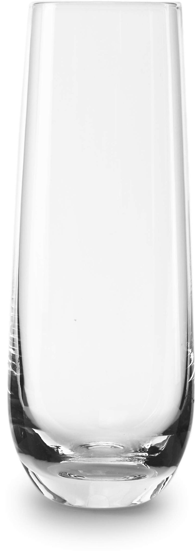 كؤوس شمبانيا بدون ساق من سيركل وير داون تاون مجموعة من 4 كؤوس أنيقة متعددة الاستخدامات لمشروبات النبيذ والماء والعصير والبيرة والمشروبات الروحية والويسكي 105 أونصة شفافة