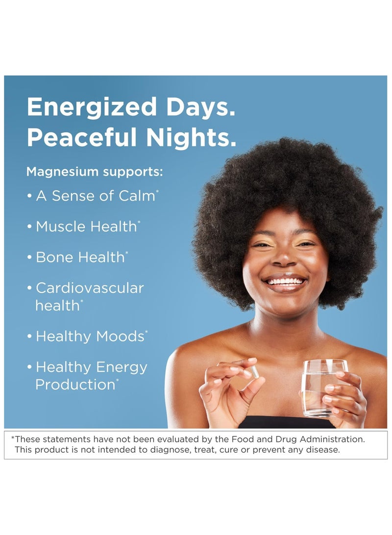 designs for health Magnesium Glycinate Complex 300 mg per serving with Superior Absorption- Energy Production | GI-Friendly FOUNDATIONAL HEALTH, Dietary Supplement (120 Vegan Capsules)  - Image 4