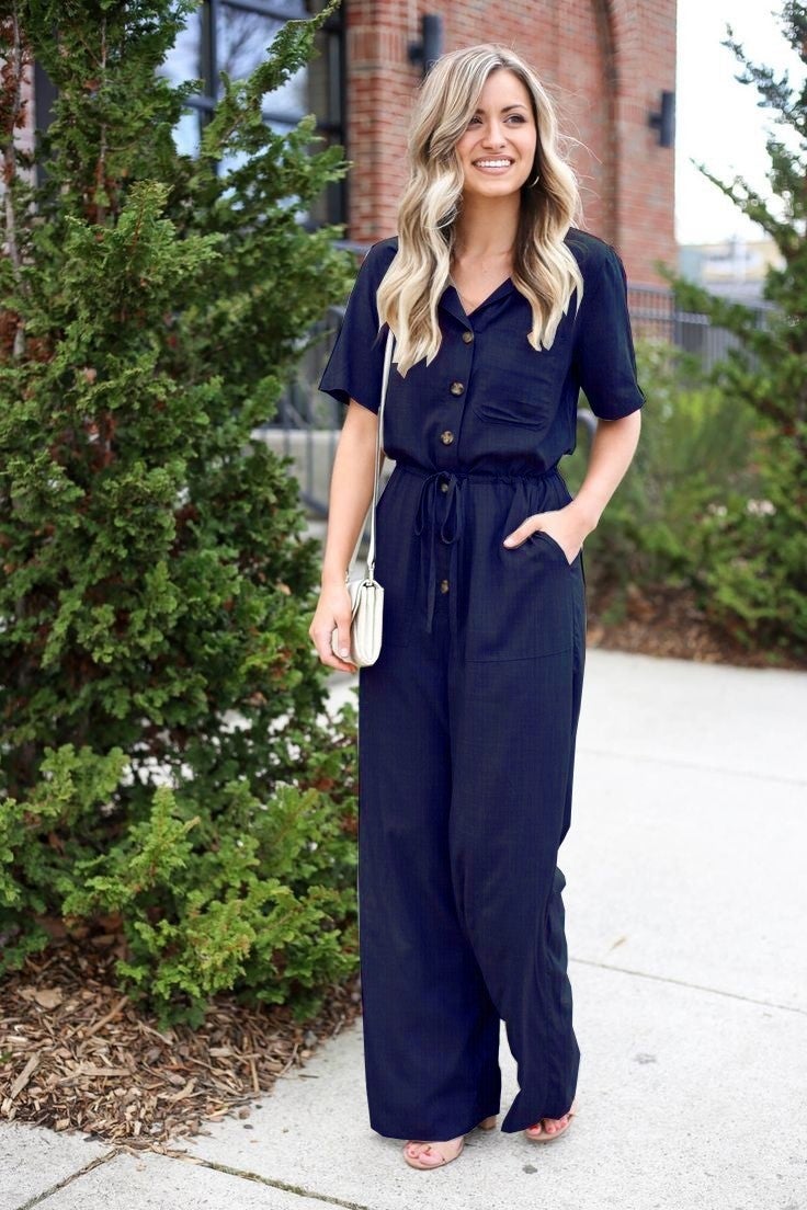 Barbora Linen Casual Overalls - Image 2