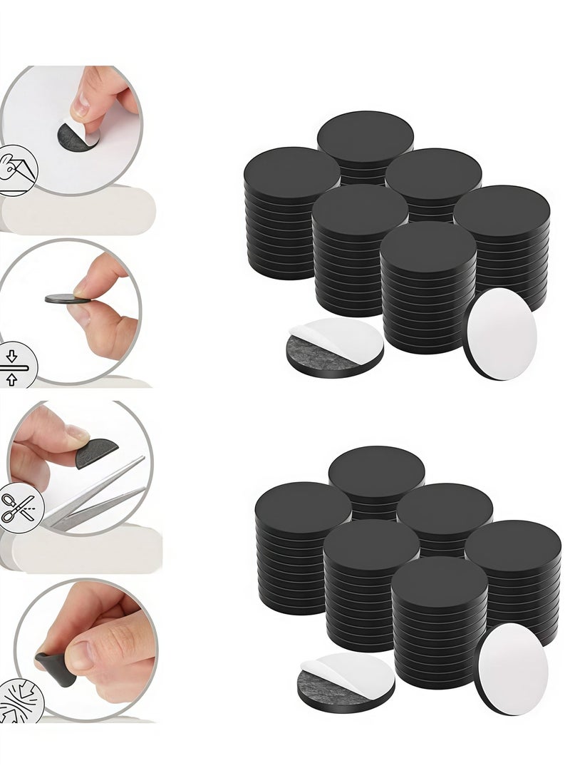 100 Self-Adhesive Circular Magnet Stickers for Schools, Offices, Homes, Lightweight Fixed Artifacts, Suitable for Multiple Scenarios - Image 4