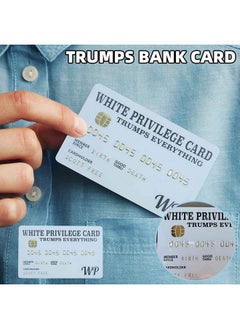 White Privilege Cards,6Pcs Pvc Trump Anniversary Cards Funny Joke Cards Portable Business Gift Card Exquisite Credit Card Decorations For Symbolizing Happiness And Success - pzsku/Z0327EBE6B580E1F69176Z/45/_/1735214594/af307004-5ce2-4dcb-af21-5a1d94965b46